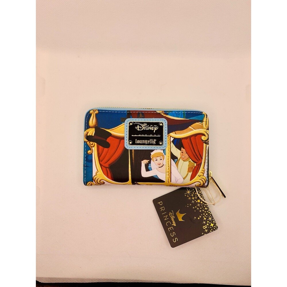 NWT AUTHENTIC Loungefly Cinderella Disney Princess Zip Around Wallet
